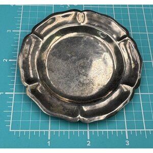 Vintage 950 Silver Emma Pasaje Alameda Trinket Tray 40.5 grams 3 1/2"